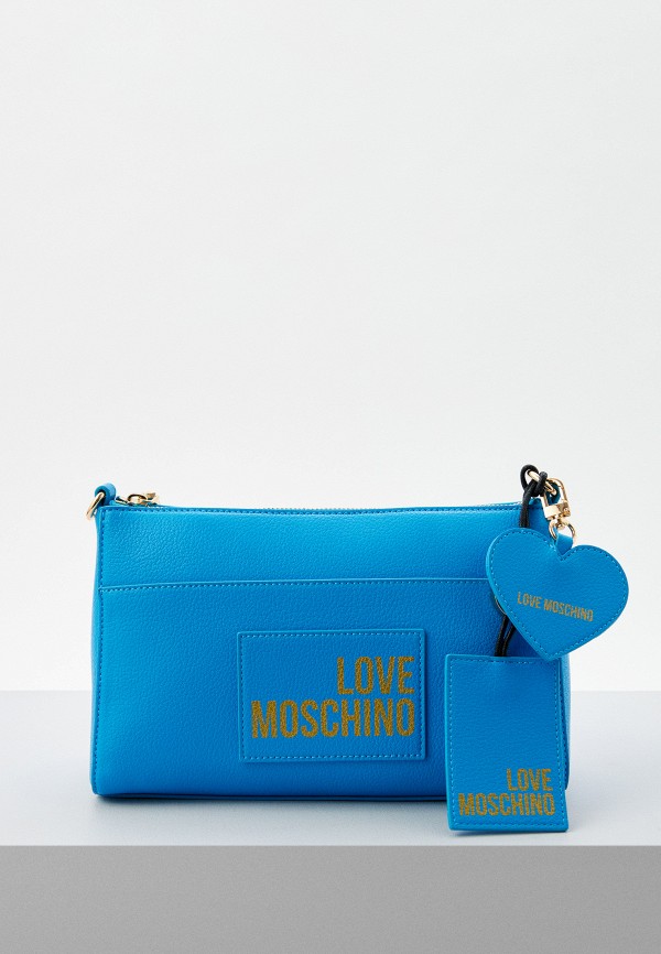 

Сумка и брелоки 2 шт. Love Moschino, Голубой