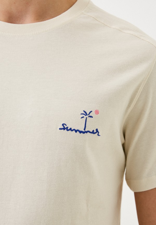 Футболка Desigual бежевый, размер 46, фото 3