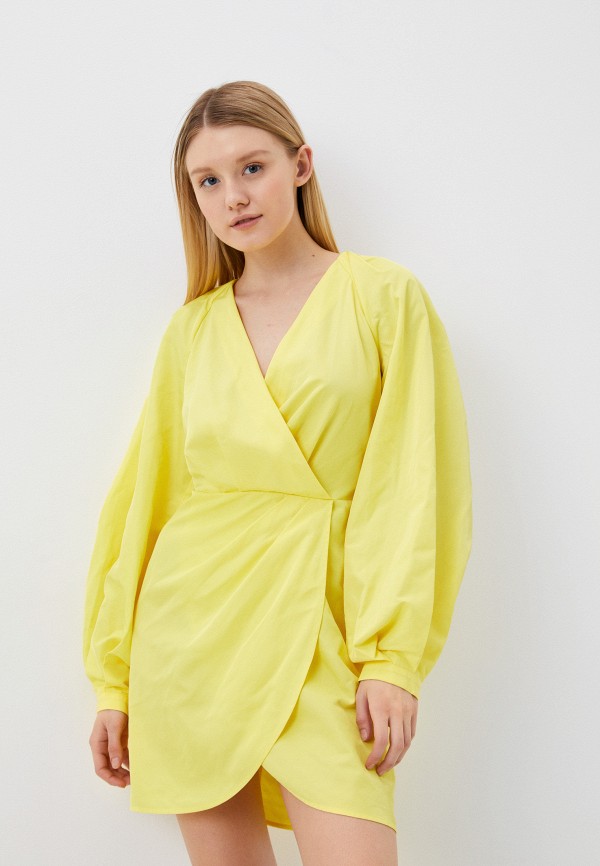Платье Silvian Heach. Цвет: желтый. Сезон: Осень-зима 2023/2024.