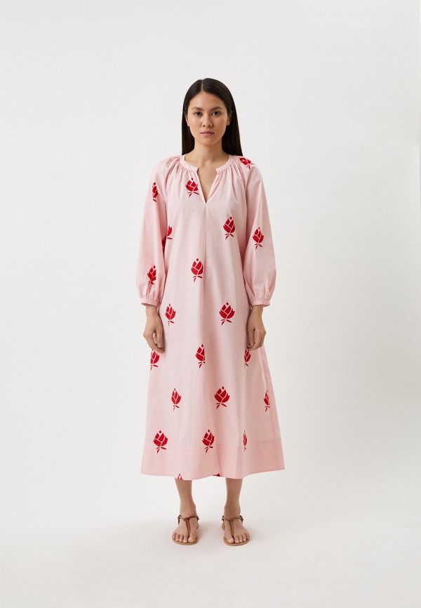 Платье Vika Gazinskaya розового цвета