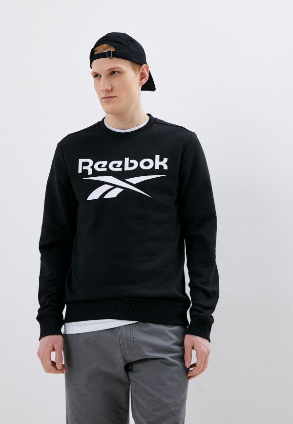 

Свитшот Reebok, Черный, RI BIG STACKED LOGO CREW