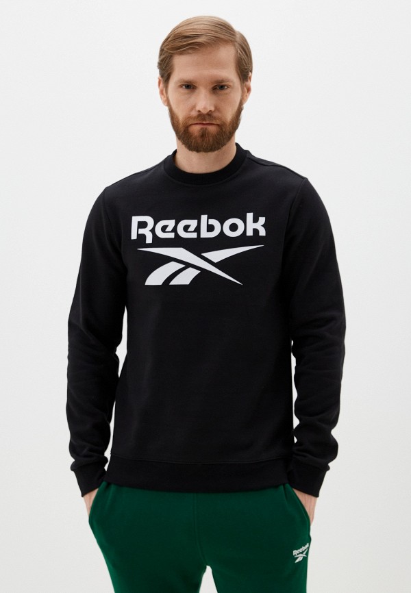 

Свитшот Reebok, Черный, RI BIG STACKED LOGO CREW