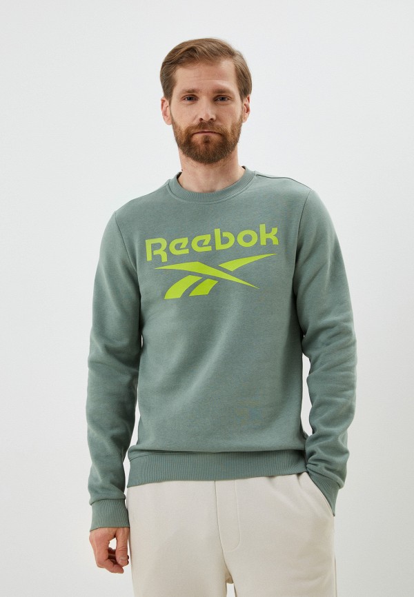 

Свитшот Reebok, Зеленый, RI BIG STACKED LOGO CREW
