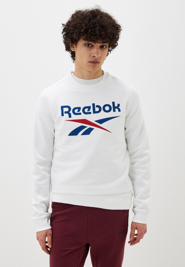 

Свитшот Reebok, Белый, RI BIG STACKED LOGO CREW
