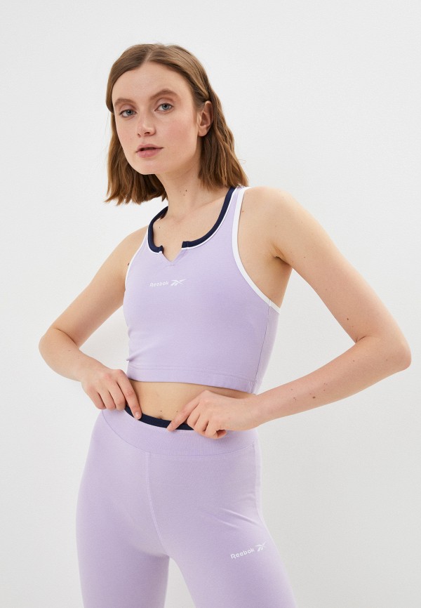 

Топ спортивный Reebok, Фиолетовый, RIE BRALETTE
