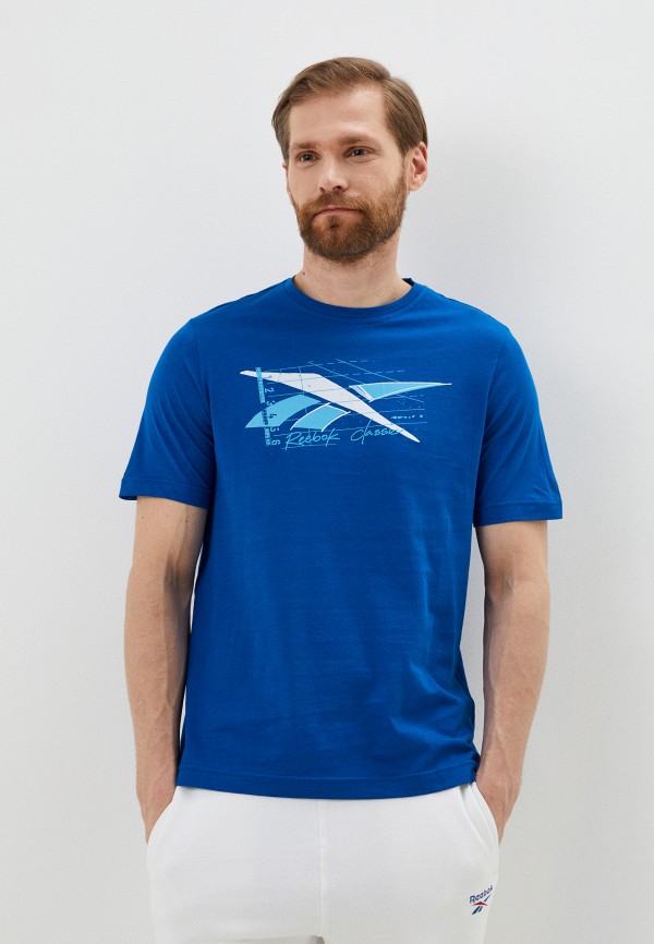 

Футболка Reebok, Синий, GS TRACK VECTOR SS