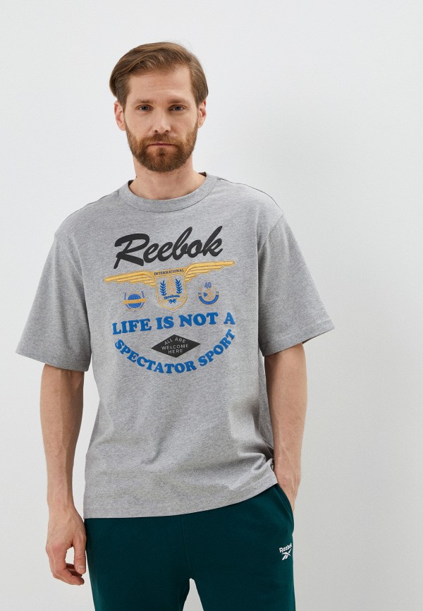 

Футболка Reebok, Серый, CL RES TEE