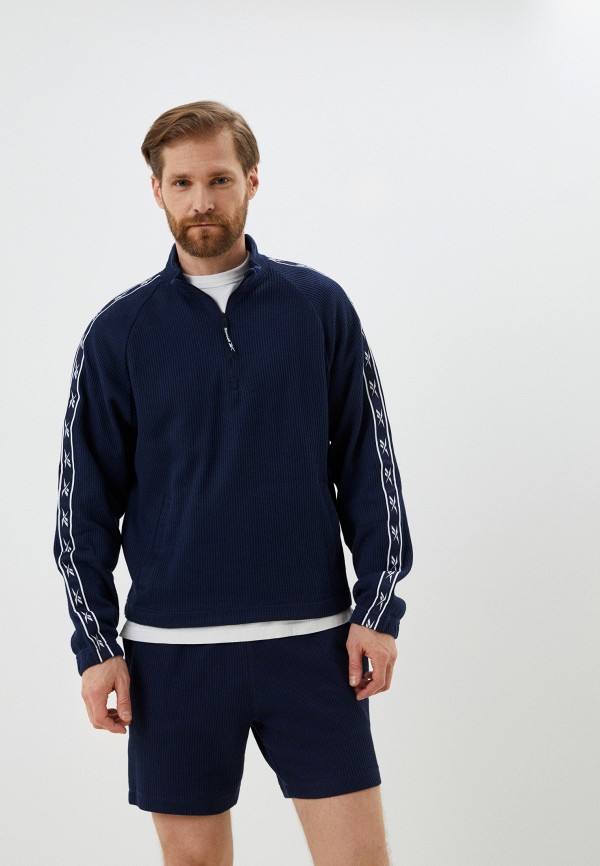 

Олимпийка Reebok, Синий, Lamoda Exclusive RI VECTOR TAPE 1/4 ZIP