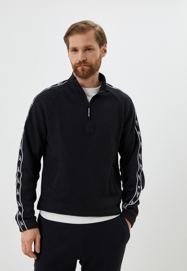 

Олимпийка Reebok, Черный, Lamoda Exclusive RI VECTOR TAPE 1/4 ZIP