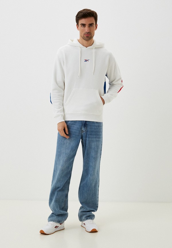 Худи Reebok белый, размер 56, фото 2