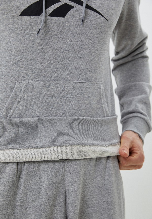 Худи Reebok серый, размер 56, фото 4