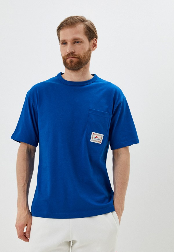 

Футболка Reebok, Синий, BB BBALL HW SS POCKET TEE