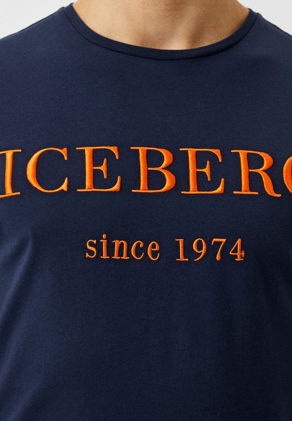 Футболка Iceberg синий, размер 56, фото 4