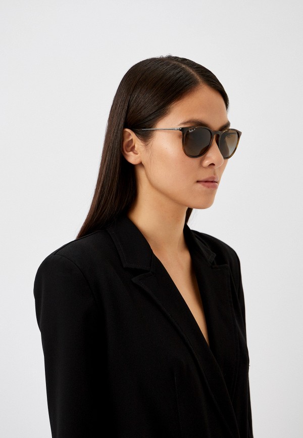 Очки солнцезащитные Ray-Ban® коричневый, размер 54, фото 7