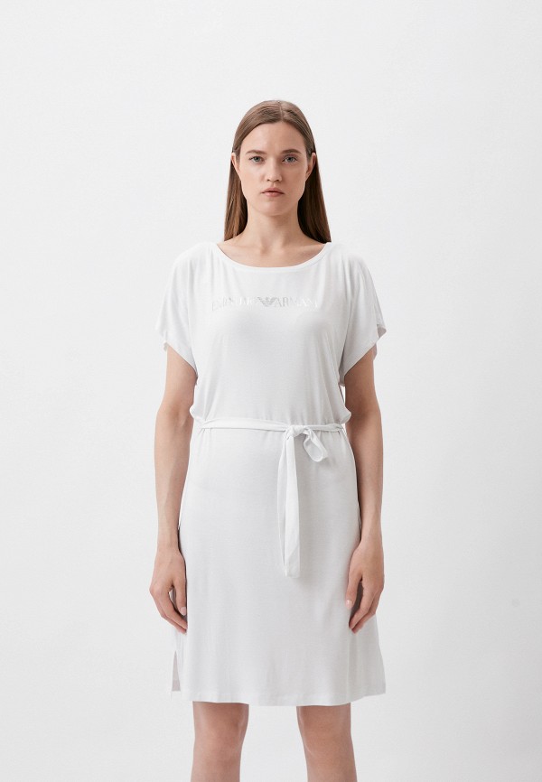 Платье Emporio Armani белого цвета