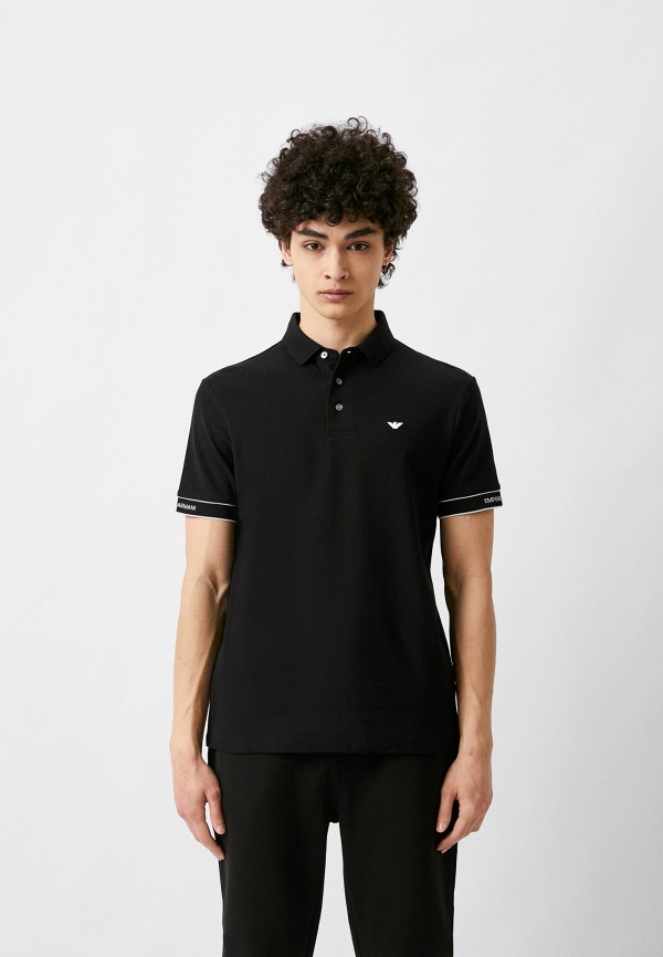 

Поло Emporio Armani, Черный
