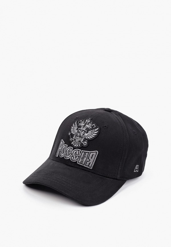 

Бейсболка Atributika & Club™, Черный, "Россия"