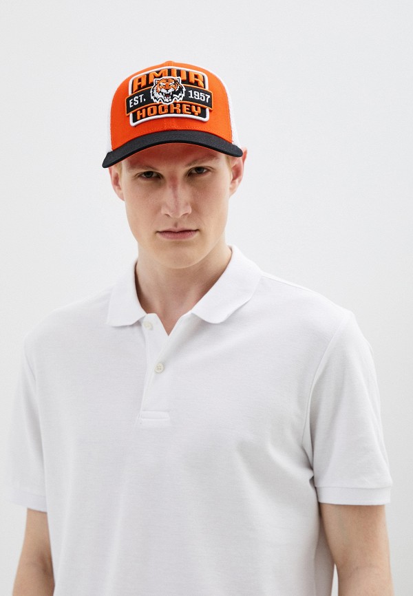 Бейсболка Atributika & Club™ оранжевый, размер 00, фото 4