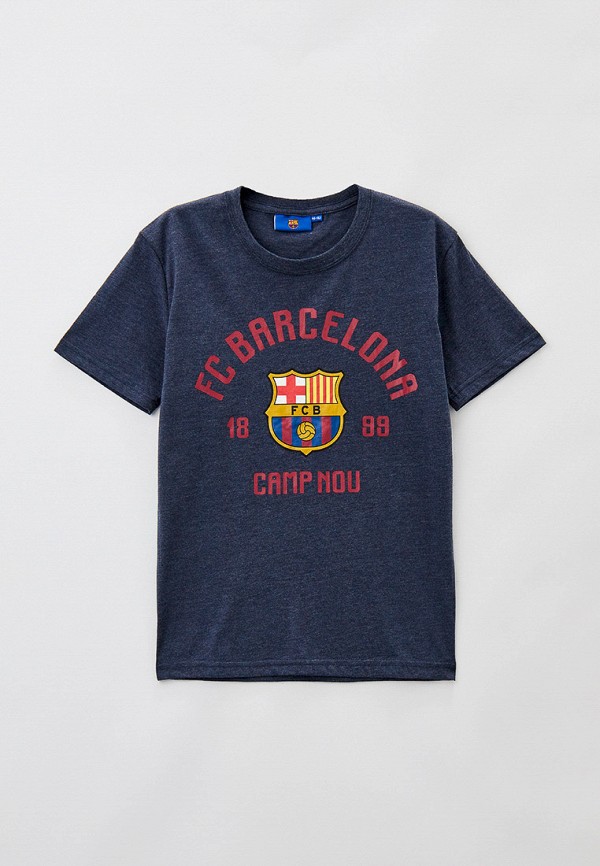 

Футболка Atributika & Club™, Синий, Футболка детская Barcelona