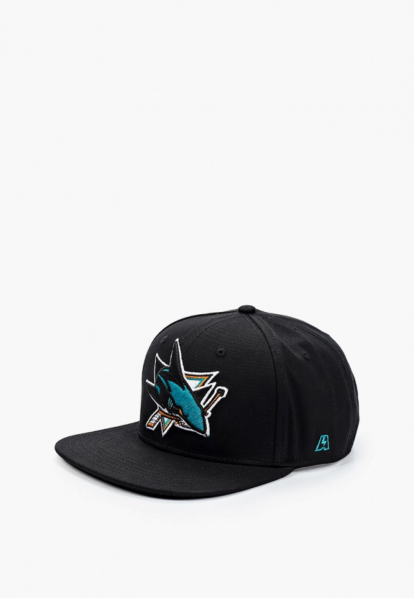 

Бейсболка Atributika & Club™, Черный, San Jose Sharks