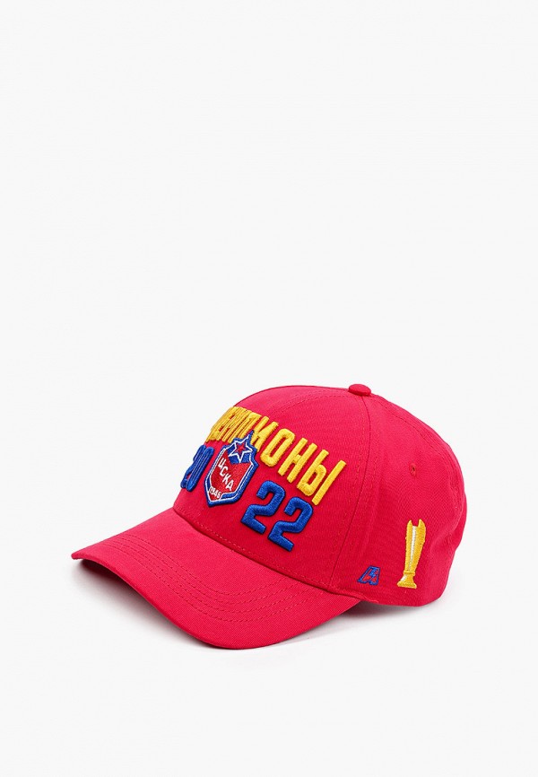 

Бейсболка Atributika & Club™, Красный, Бейсболка ХК ЦСКА
