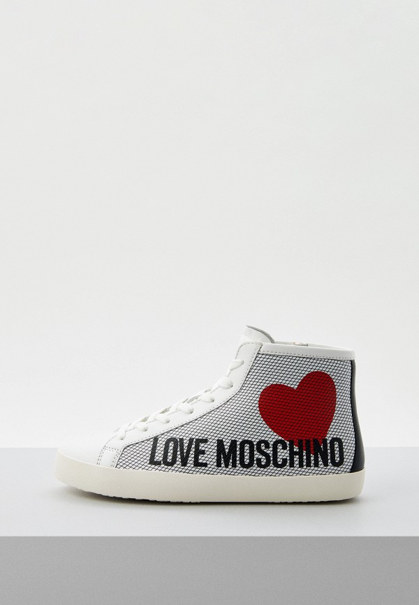 Кеды Love Moschino белого цвета