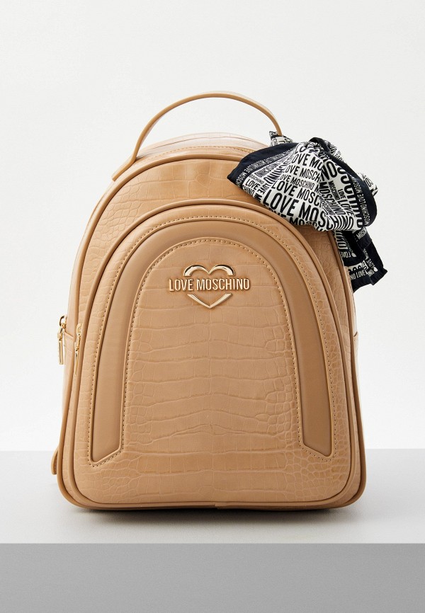 

Рюкзак и платок Love Moschino, Бежевый