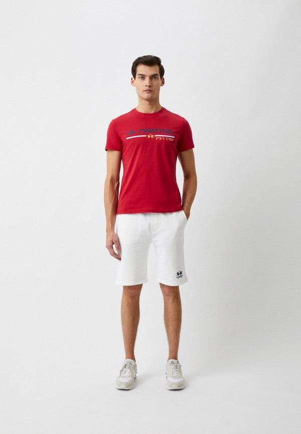 Футболка La Martina красный, размер 48, фото 2