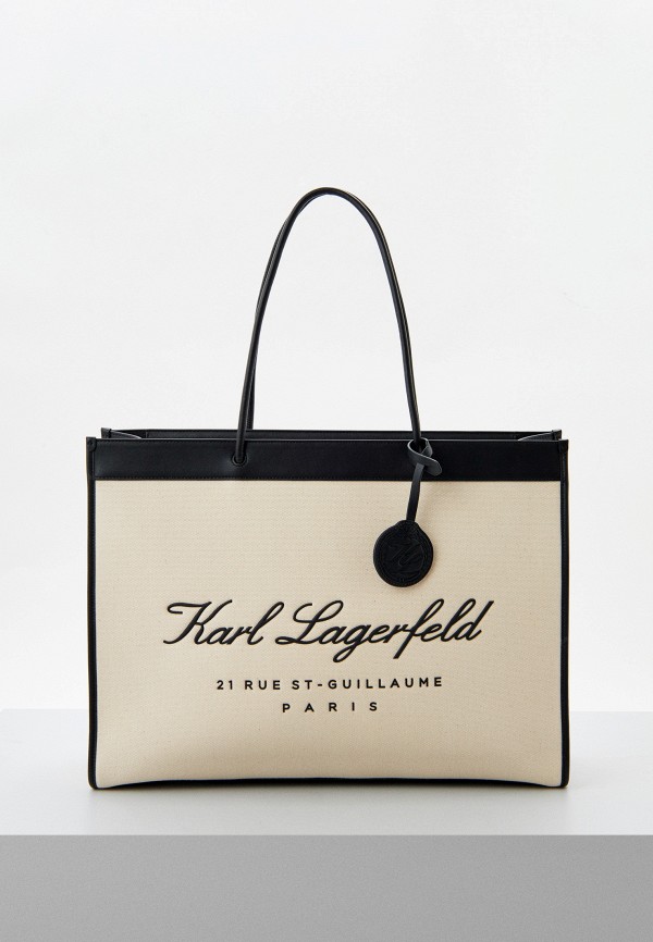

Сумка и брелок Karl Lagerfeld, Бежевый, HOTEL KARL