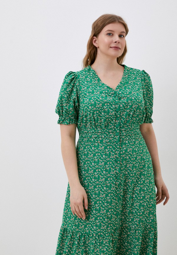 Платье Lorabomb зеленый, размер 48, фото 2