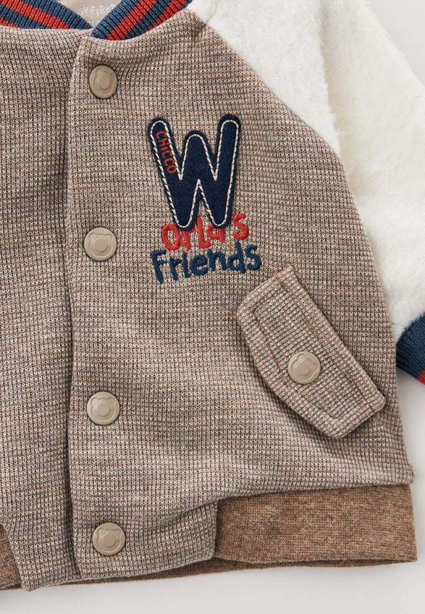 Олимпийка Chicco коричневый, размер 68, фото 3