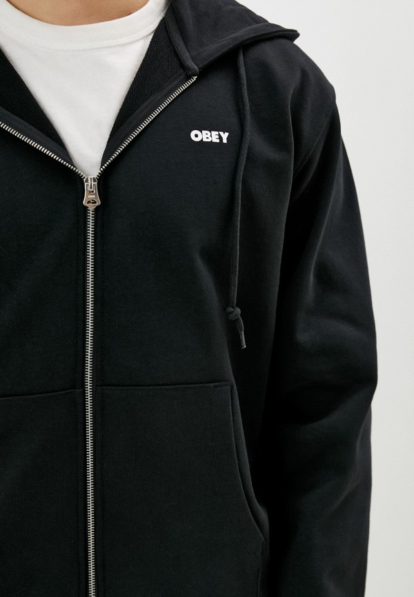 Толстовка Obey черный, размер 48, фото 5