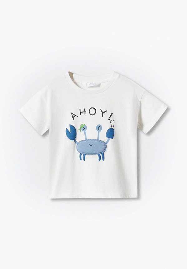 

Футболка Mango Kids, Белый, CRAB