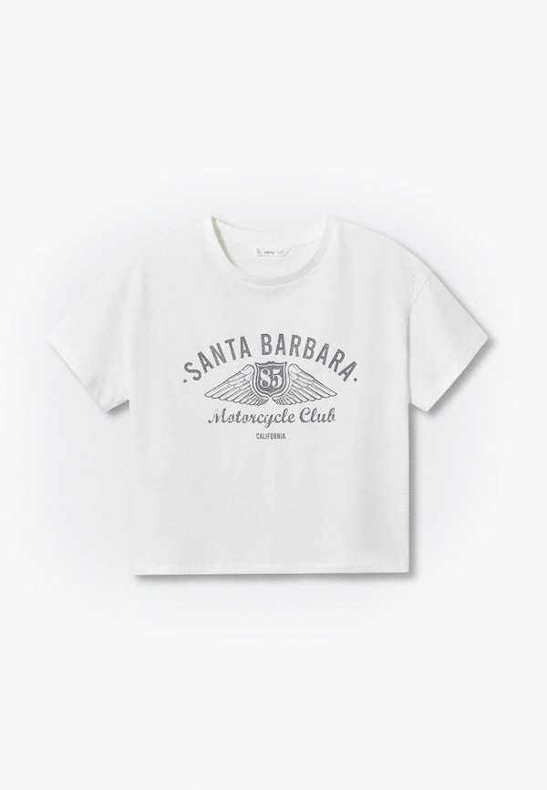 

Футболка Mango Kids, Белый, BARBARA
