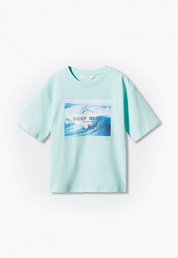 

Футболка Mango Kids, Голубой, DEEP