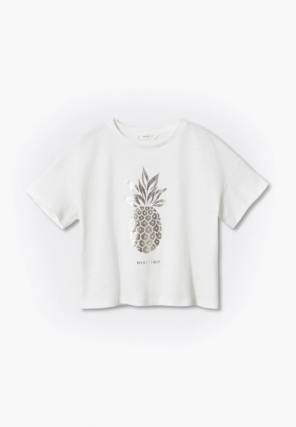

Футболка Mango Kids, Белый, SWEET