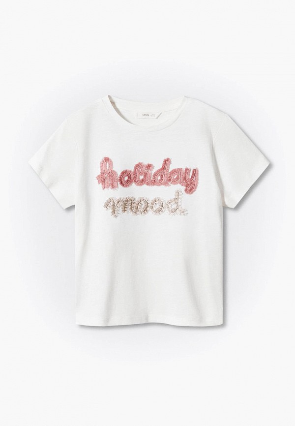 

Футболка Mango Kids, Белый, HOLIDAY