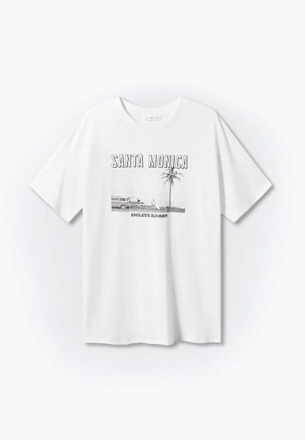 

Футболка Mango Kids, Белый, ENDLESS
