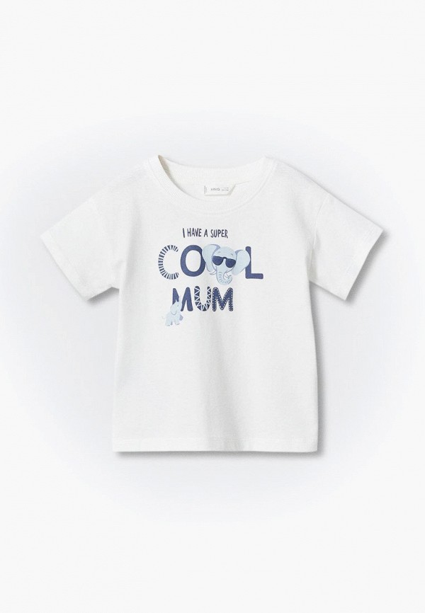 

Футболка Mango Kids, Белый, FAMILY