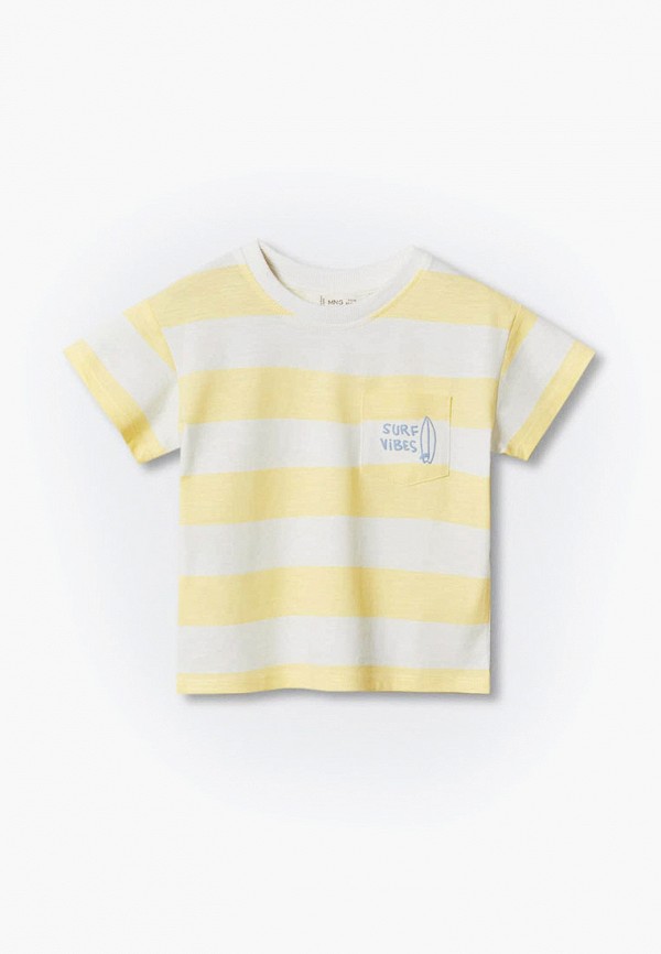

Футболка Mango Kids, Желтый, ANCLA