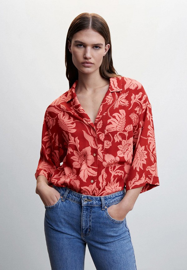 

Рубашка Mango, Бордовый, CLAUDIE