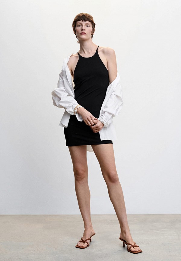 Платье Mango черный, размер 50, фото 2