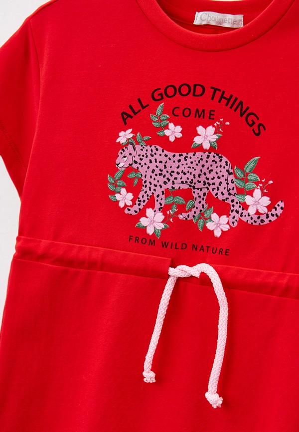 Платье Choupette красный, размер 122, фото 3