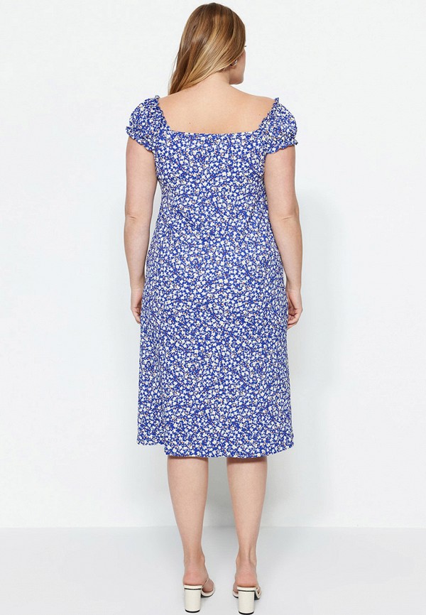 Платье Trendyol синий, размер 50, фото 2