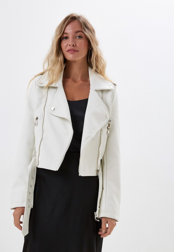 

Куртка кожаная F.G.Z., Белый