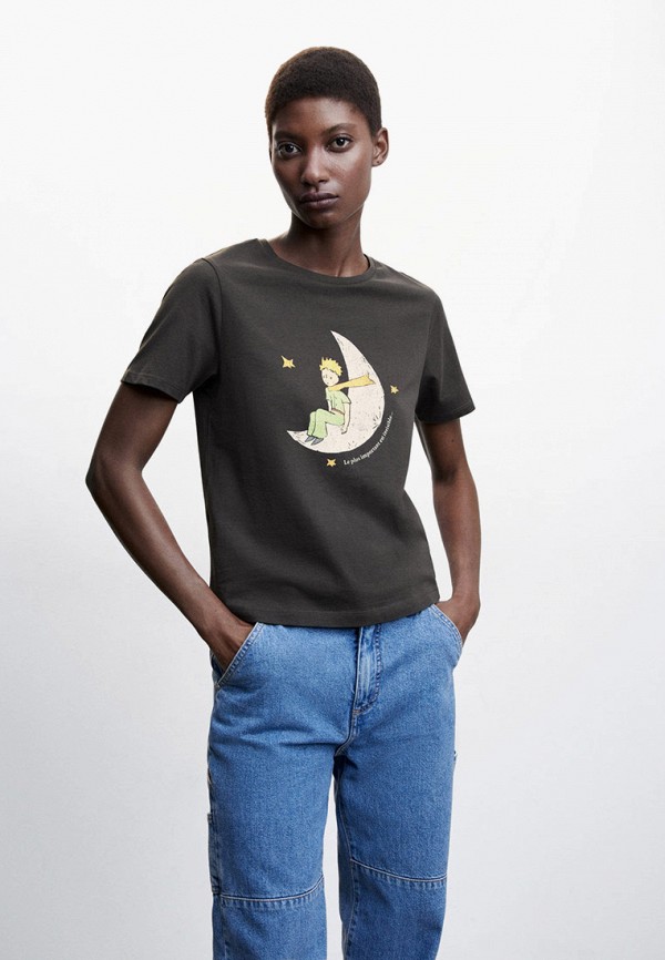 

Футболка Mango, Серый, PRINCE