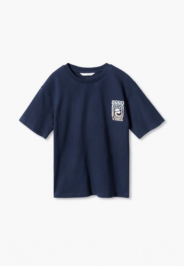 

Футболка Mango Kids, Синий, VIBES