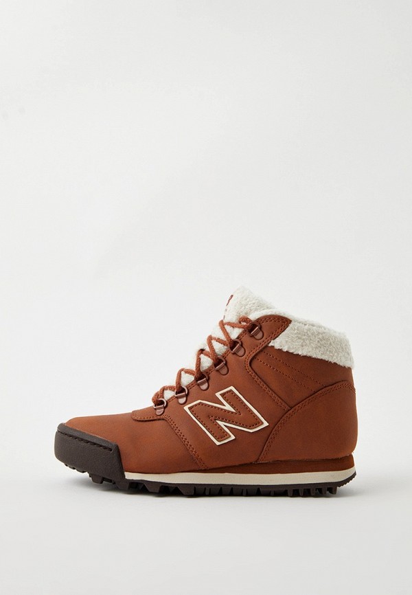 Ботинки New Balance коричневого цвета