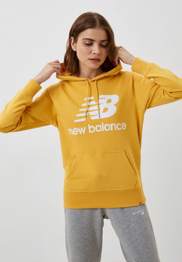 Худи New Balance желтого цвета
