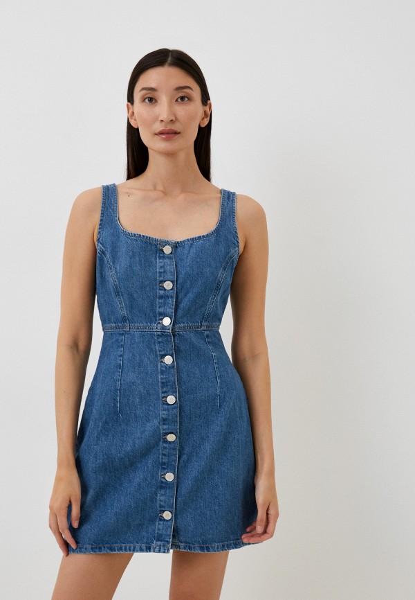 

Платье джинсовое Tommy Jeans, Синий